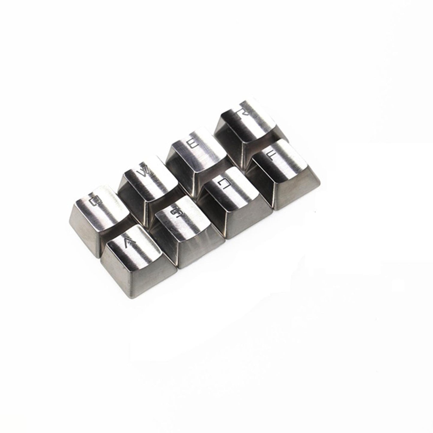 Metallic Keycaps Silver Color for CHERRY Mechanical Keyboard Professional Q