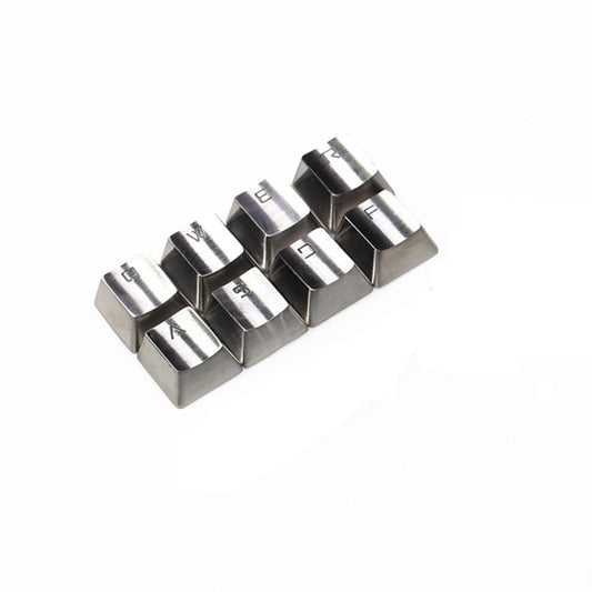 Metallic Keycaps Silver Color for CHERRY Mechanical Keyboard Professional Q