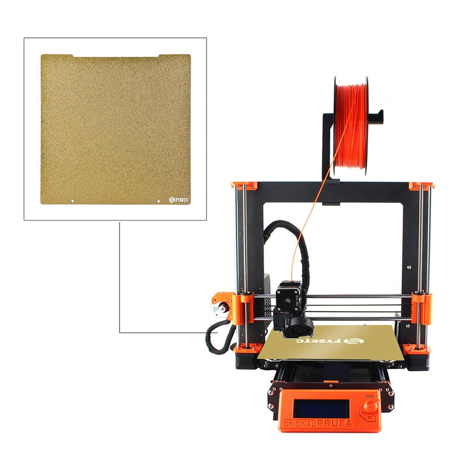 Build Surface Plate 253.8x241mm for Prusa i3 MK3 MK2 MK2.5 3D Printers Parts