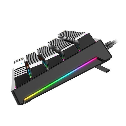 61Keys Mechanical Gaming Keyboard RGB Illuminated Multi Color LED Backlit