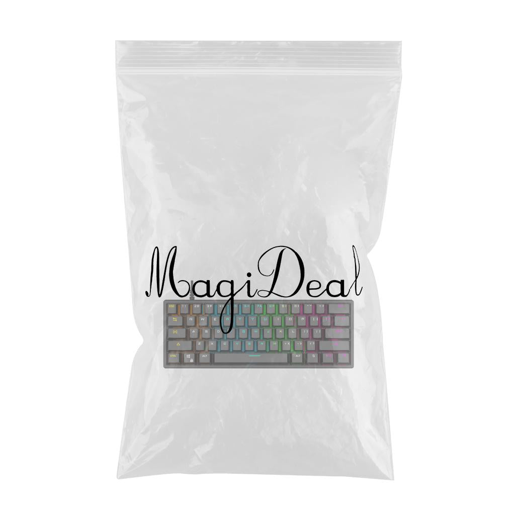 61Keys Mechanical Gaming Keyboard RGB Illuminated Multi Color LED Backlit