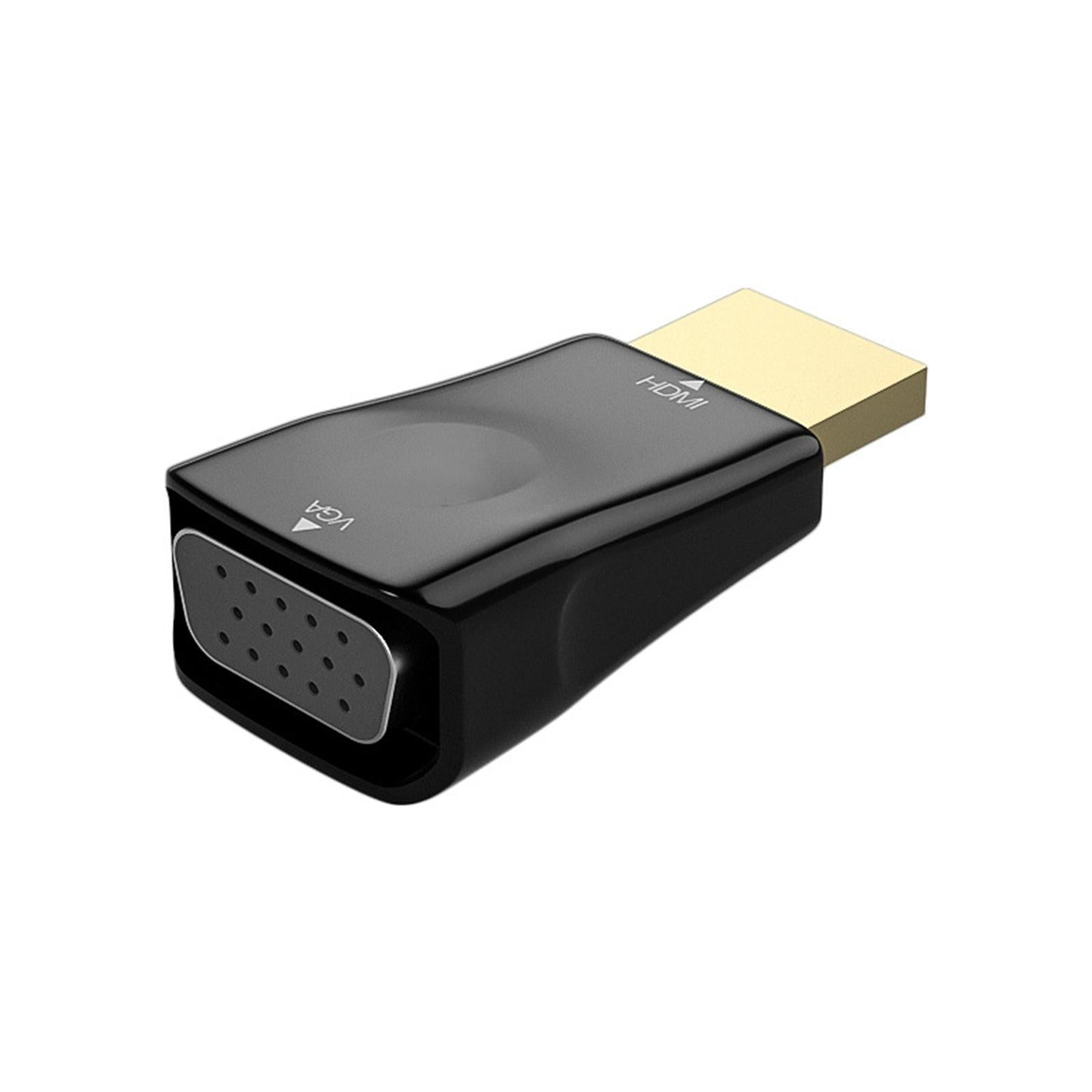 HDMI to VGA High-Performance Monitor Projector Video Converter Adapter Black