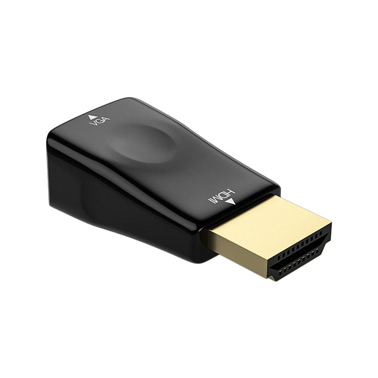 HDMI to VGA High-Performance Monitor Projector Video Converter Adapter Black