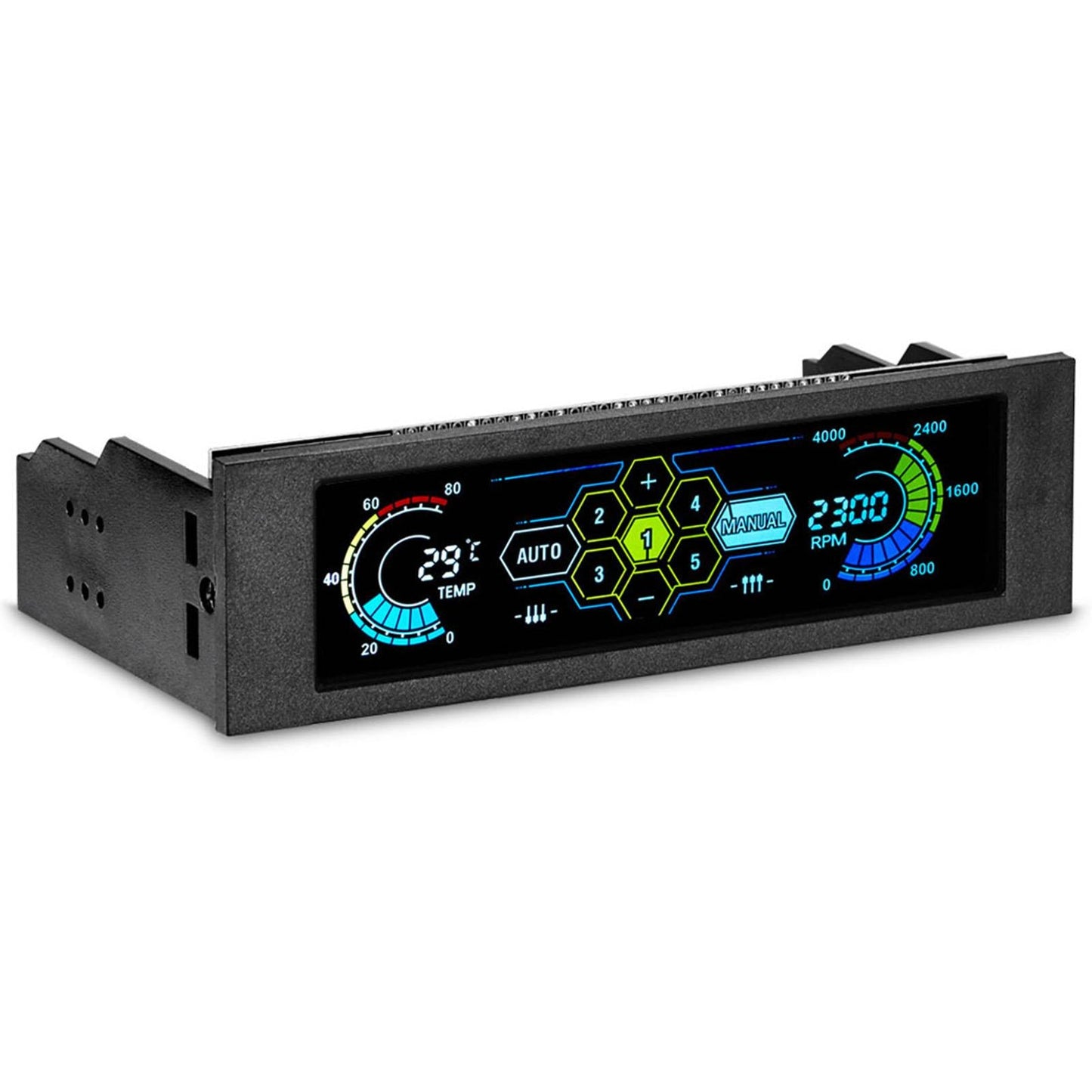 Computer Thermostat Display Touch Screen 5.25 inch CPU for Computer Case Men
