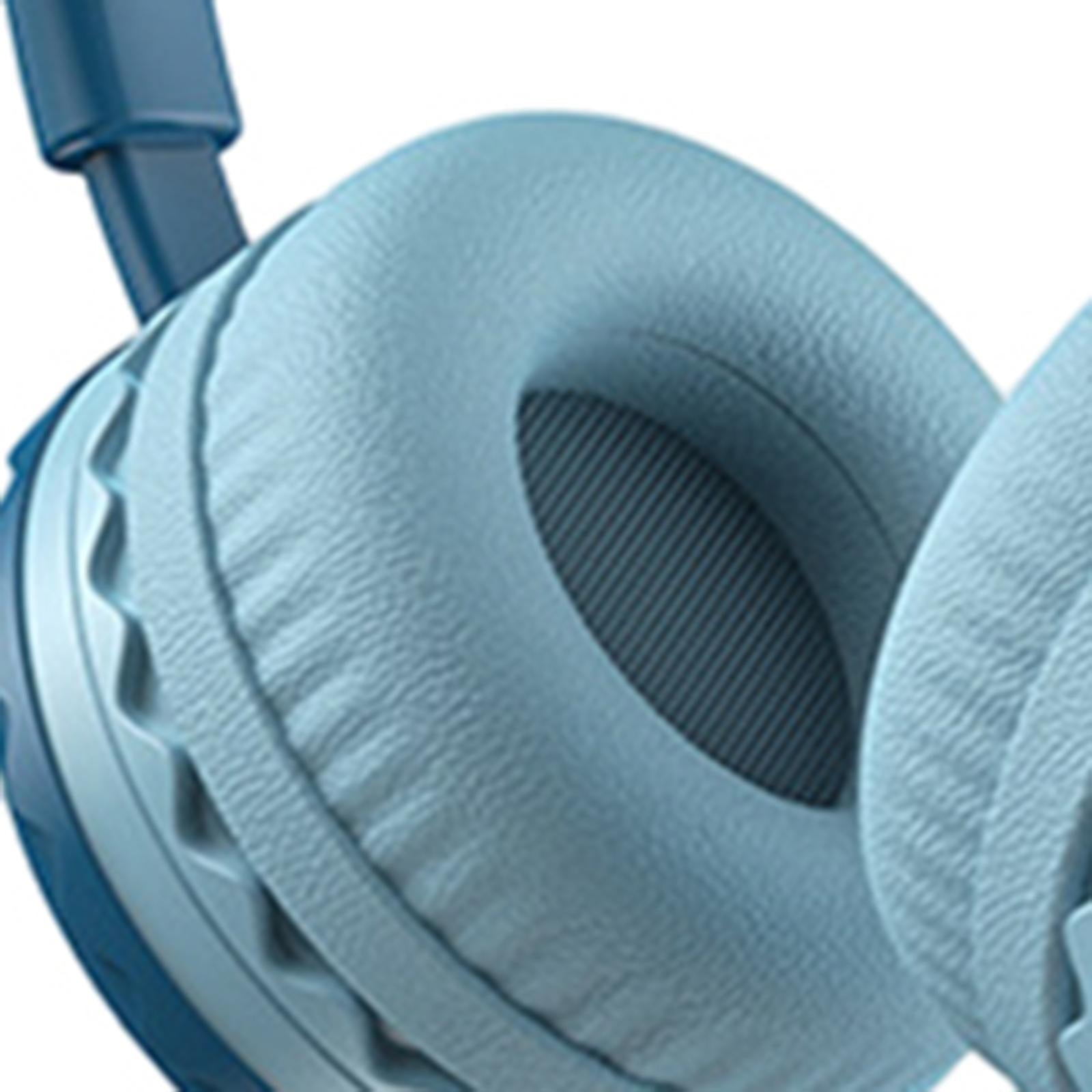Kids Wired Headphones Over Ear Lightweight Portable for Child  blue