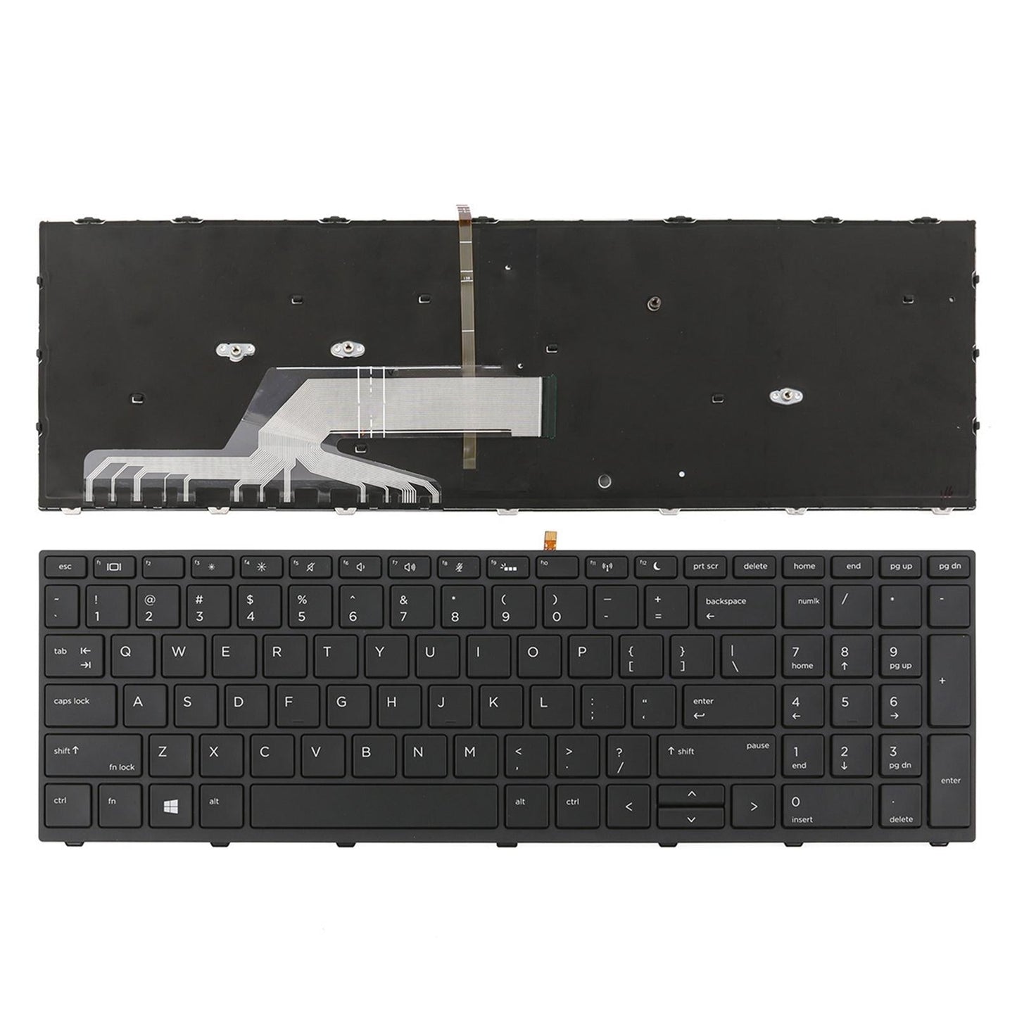 US Laptop Keyboard 841137-001 with Backlight for HP ProBook 450 G3 655 G3