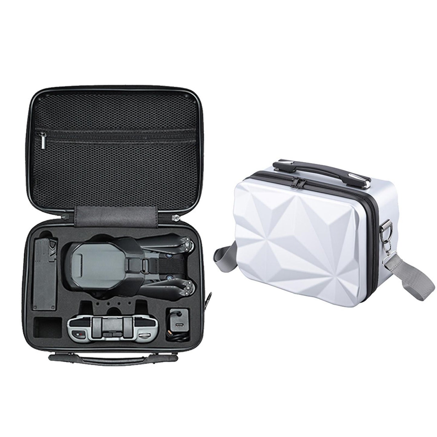 Hard Shell Storage Carrying Case for DJI Mavic 3 Drone Durable Silver
