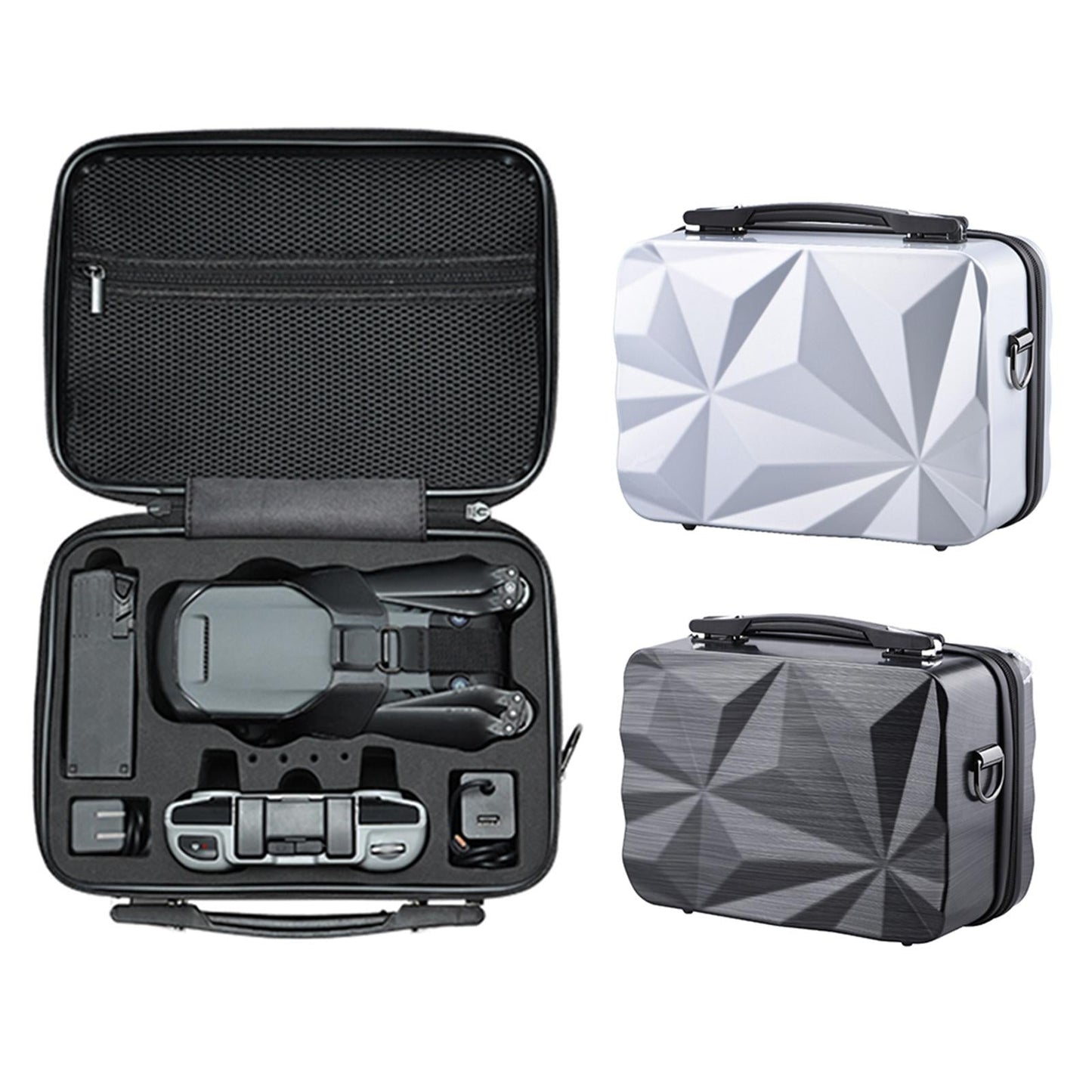 Hard Shell Storage Carrying Case for DJI Mavic 3 Drone Durable Silver