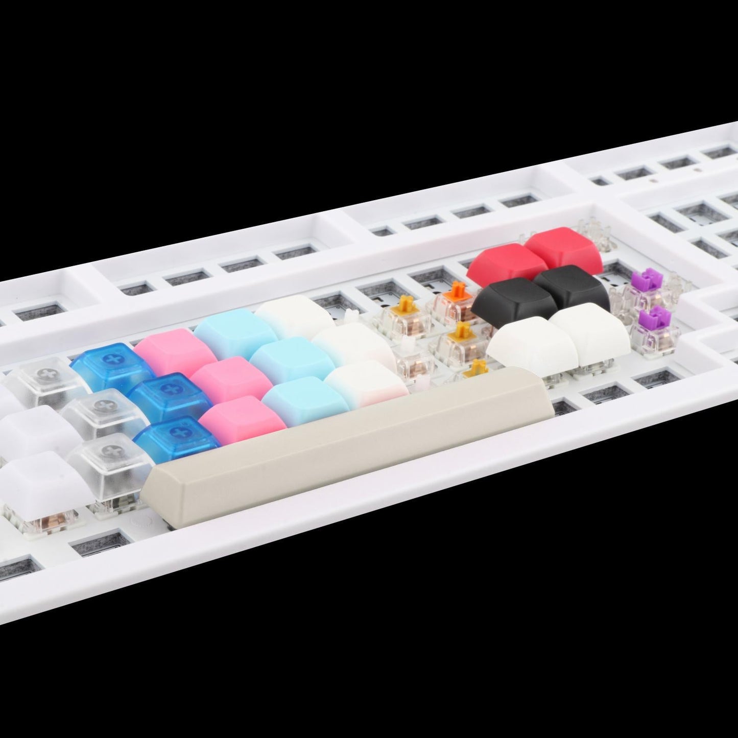 6.25U Spacebar Keycaps Colourful for Logitech Mechanical Keyboards Gamer Light Grey