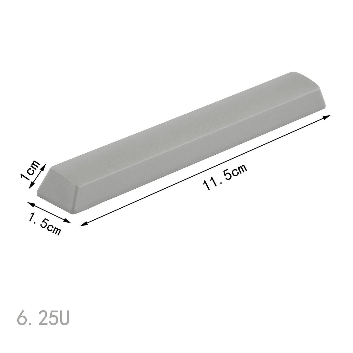 6.25U Spacebar Keycaps Colourful for Logitech Mechanical Keyboards Gamer Grey