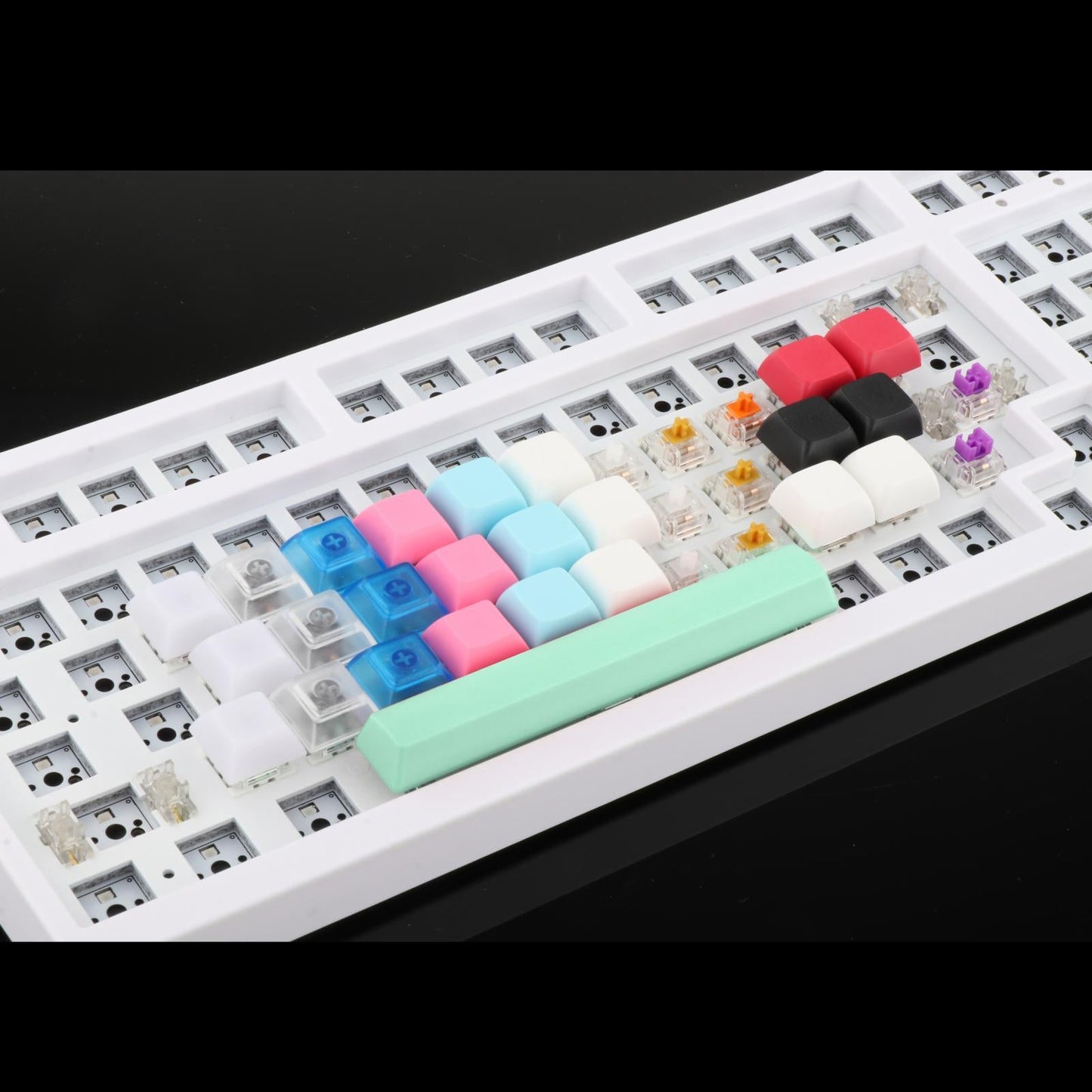 6.25U Spacebar Keycaps Colourful for Logitech Mechanical Keyboards Gamer Light Green