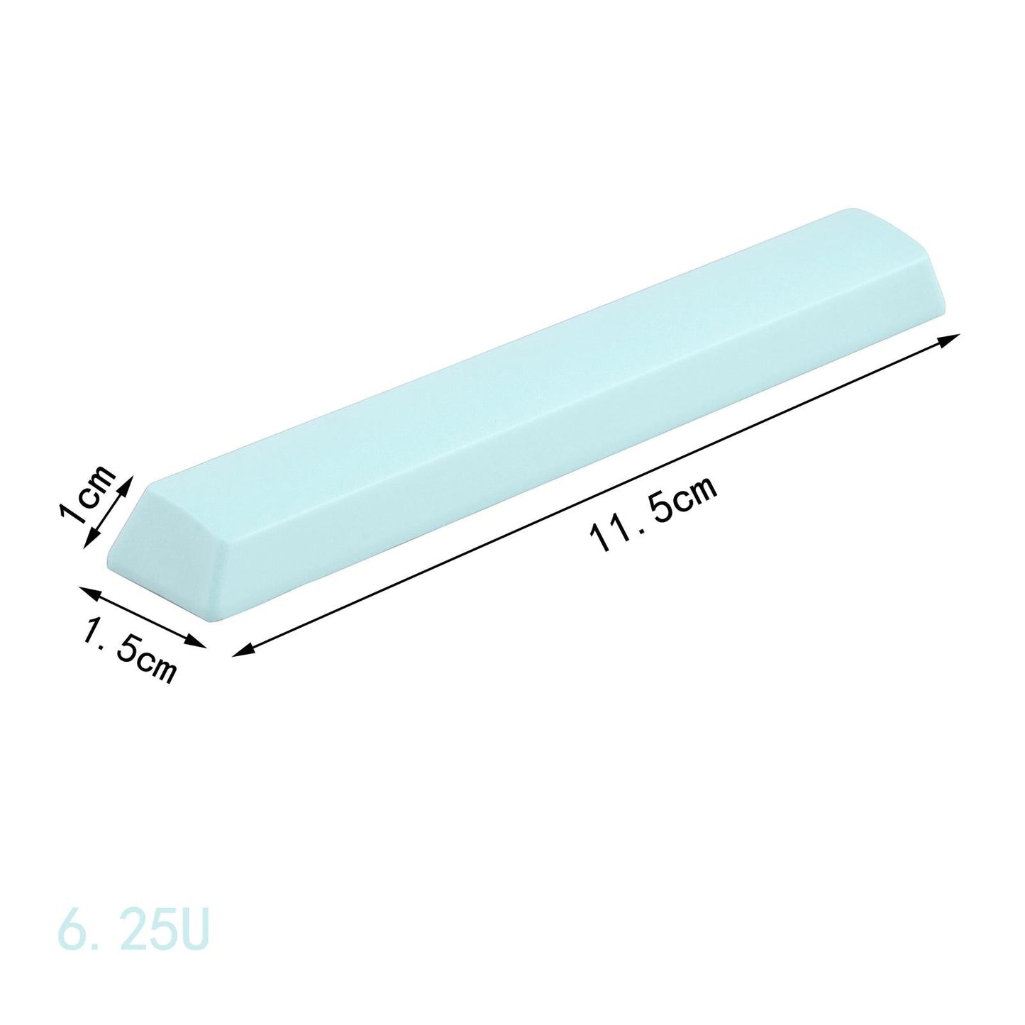 6.25U Spacebar Keycaps Colourful for Logitech Mechanical Keyboards Gamer Light Blue