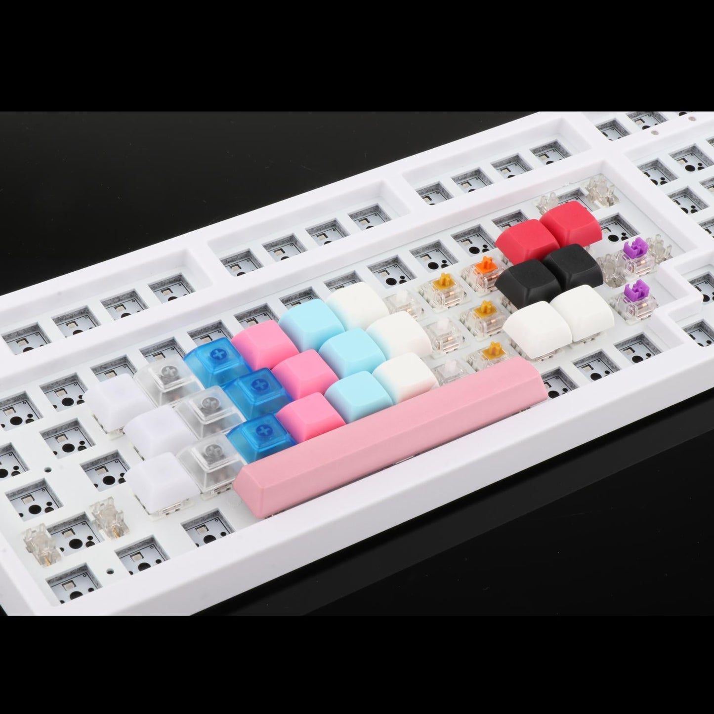 6.25U Spacebar Keycaps Colourful for Logitech Mechanical Keyboards Gamer Pink