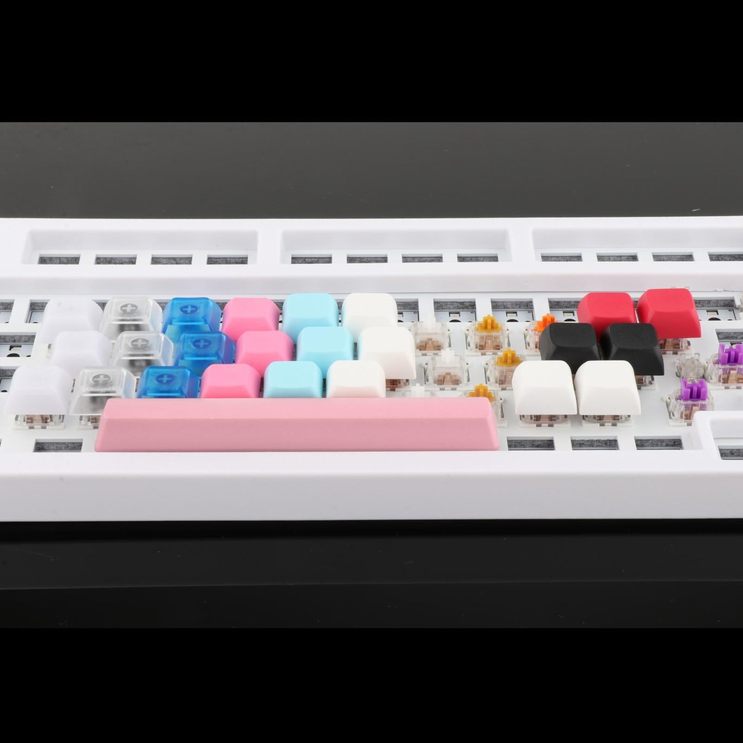6.25U Spacebar Keycaps Colourful for Logitech Mechanical Keyboards Gamer Pink