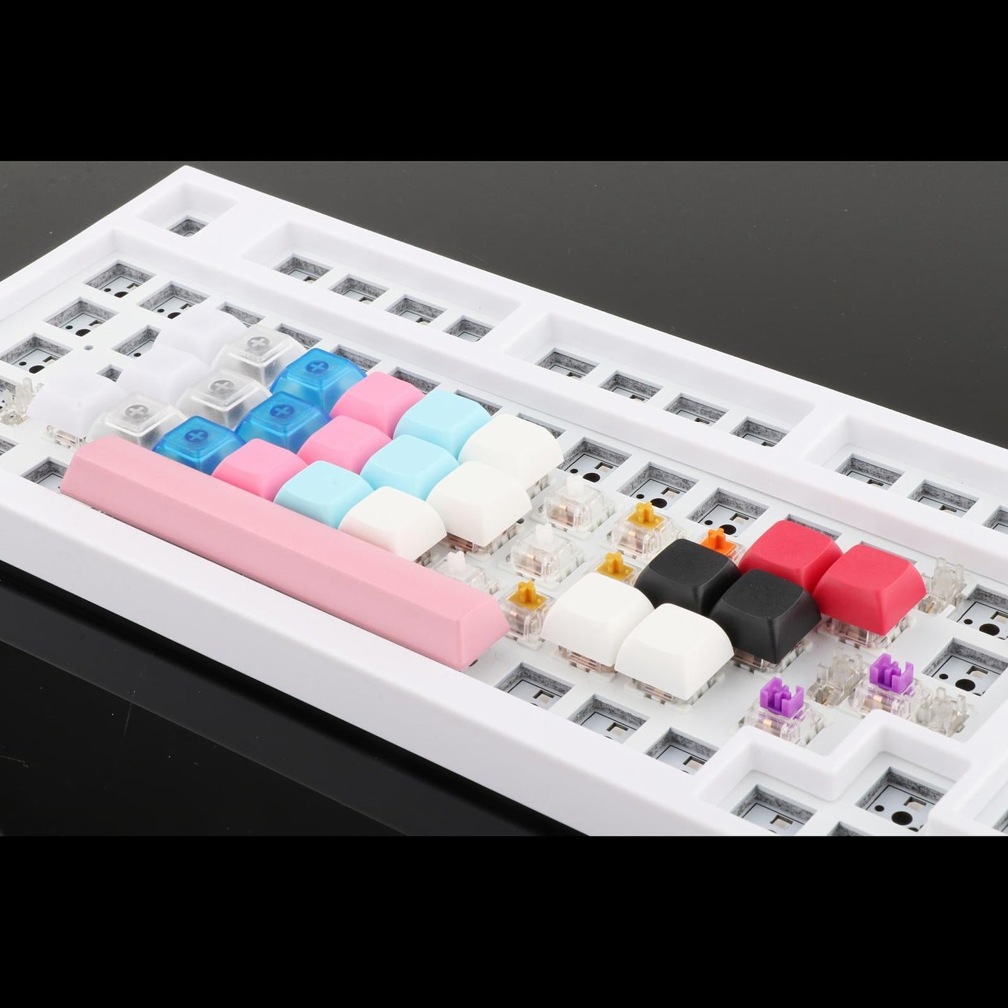 6.25U Spacebar Keycaps Colourful for Logitech Mechanical Keyboards Gamer Pink