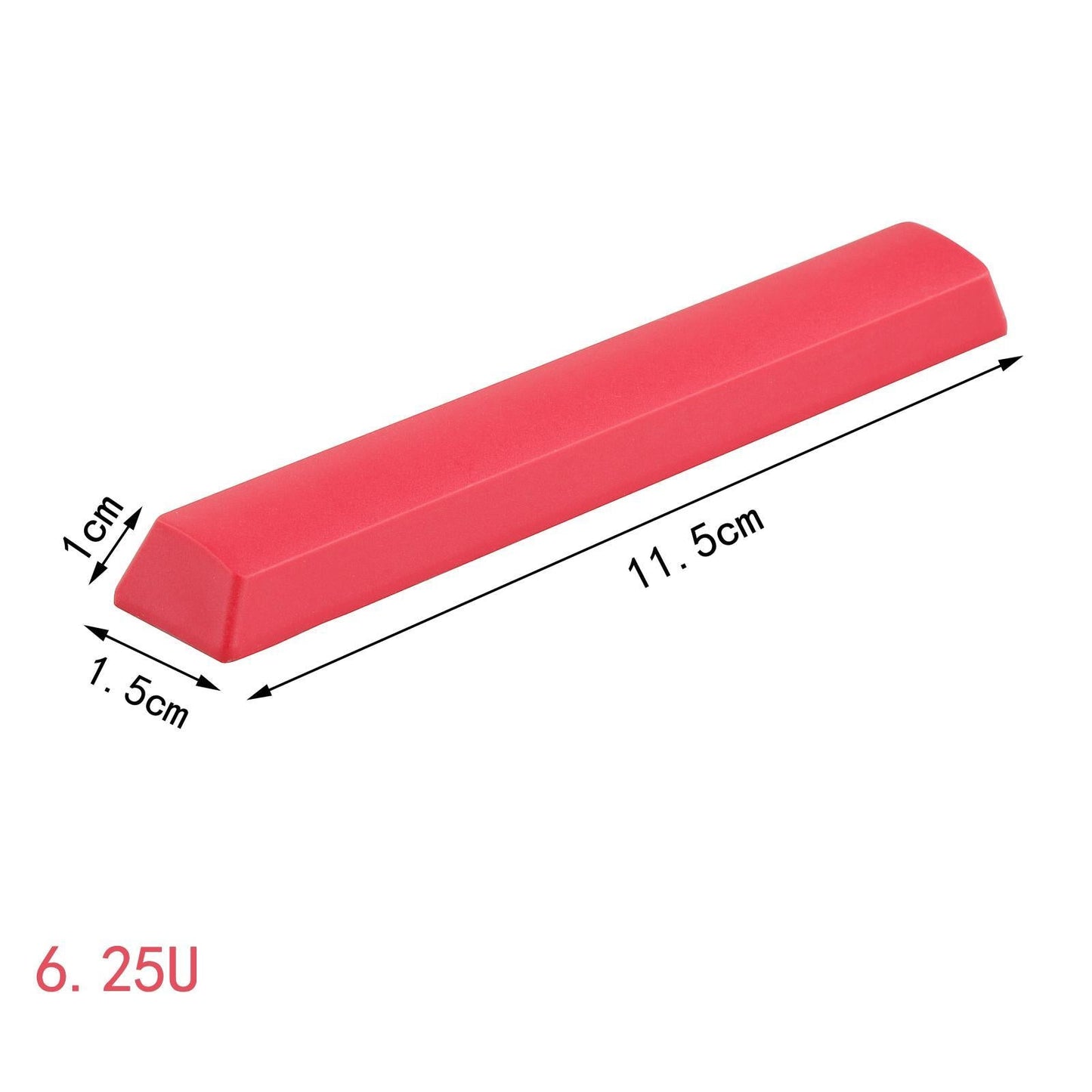6.25U Spacebar Keycaps Colourful for Logitech Mechanical Keyboards Gamer Red