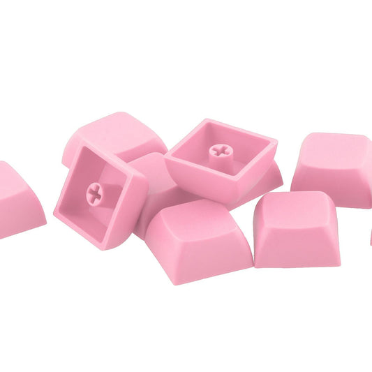10x PBT Keycaps Set DIY Replacement Parts Game Lovers for CHERRY MX Switches Pink