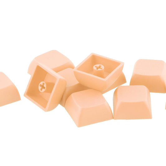 10x PBT Keycaps Set DIY Replacement Parts Game Lovers for CHERRY MX Switches Light Orange