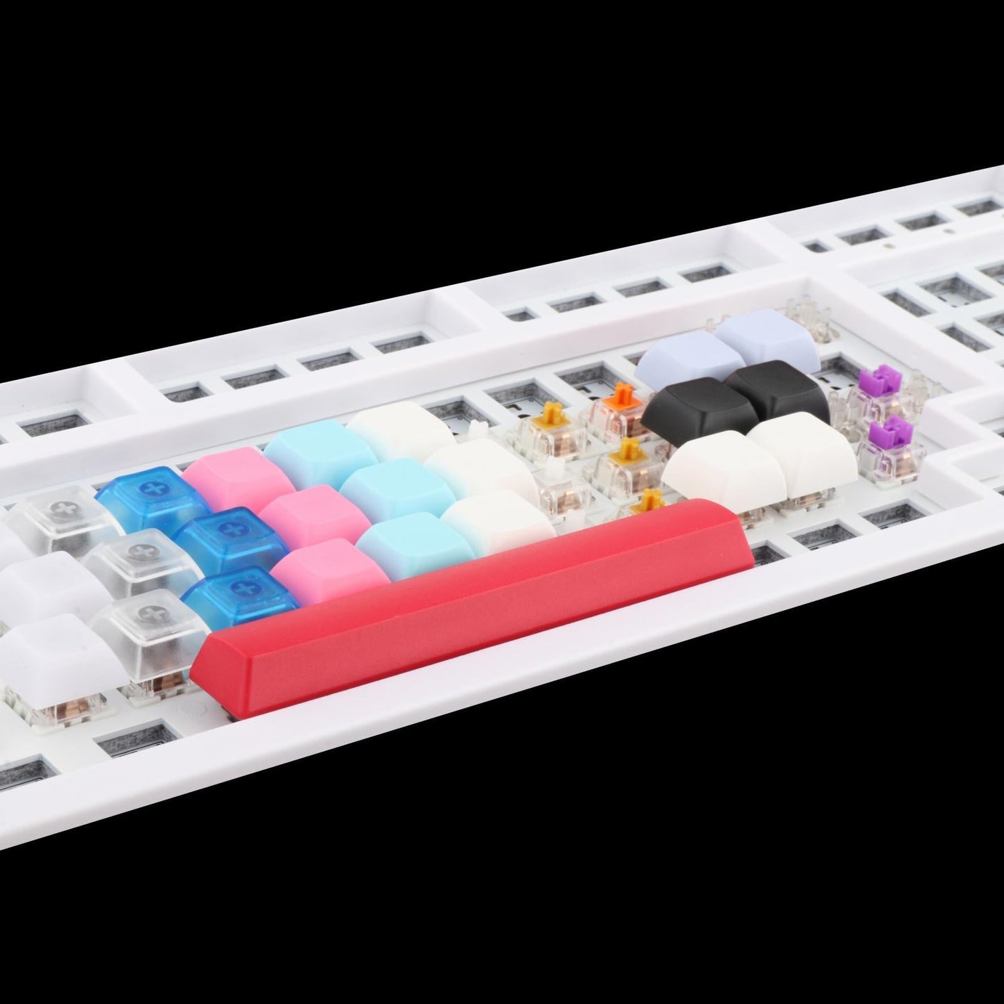 10x PBT Keycaps Set DIY Replacement Parts Game Lovers for CHERRY MX Switches Dark Blue