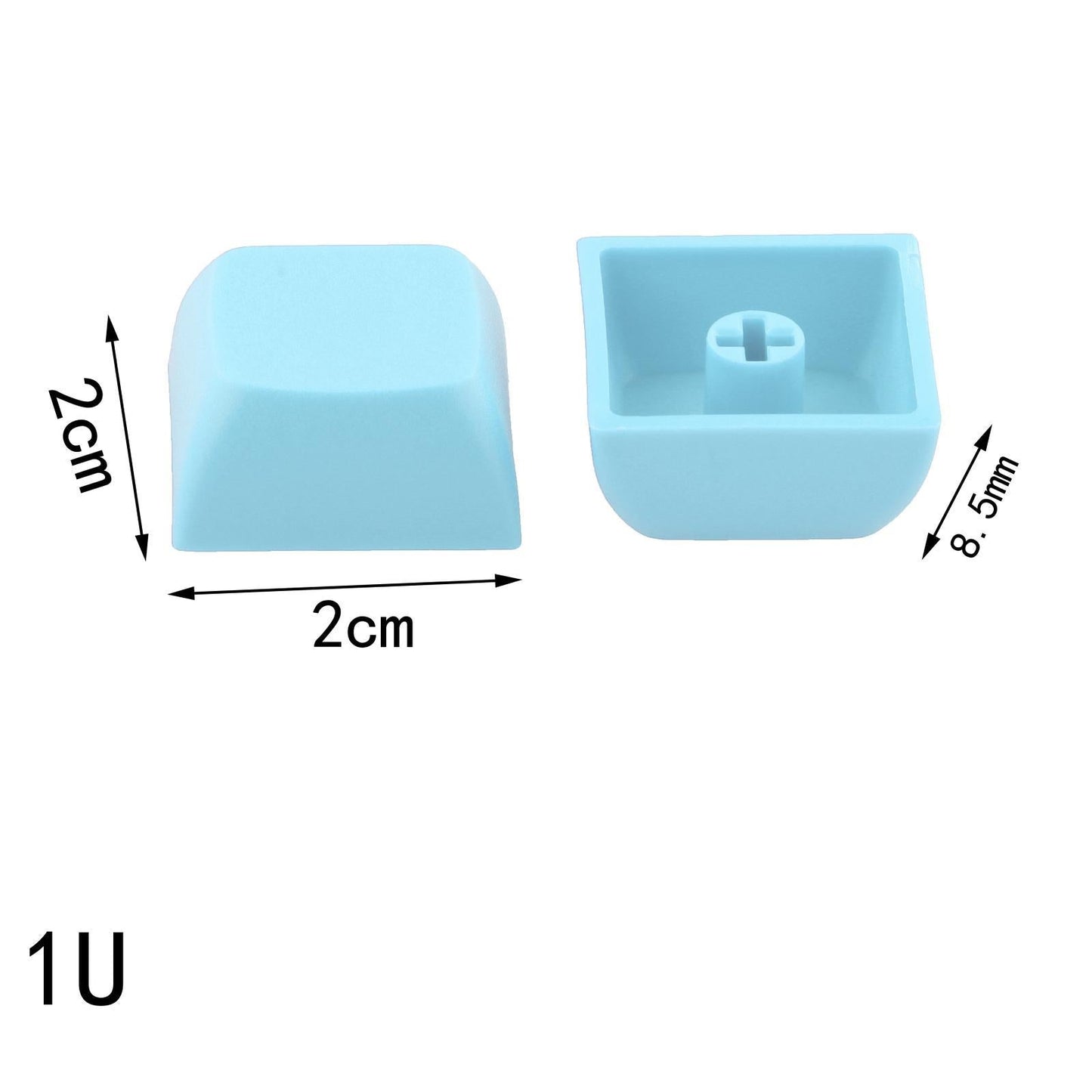 10x PBT Keycaps Set DIY Replacement Parts Game Lovers for CHERRY MX Switches Light Blue