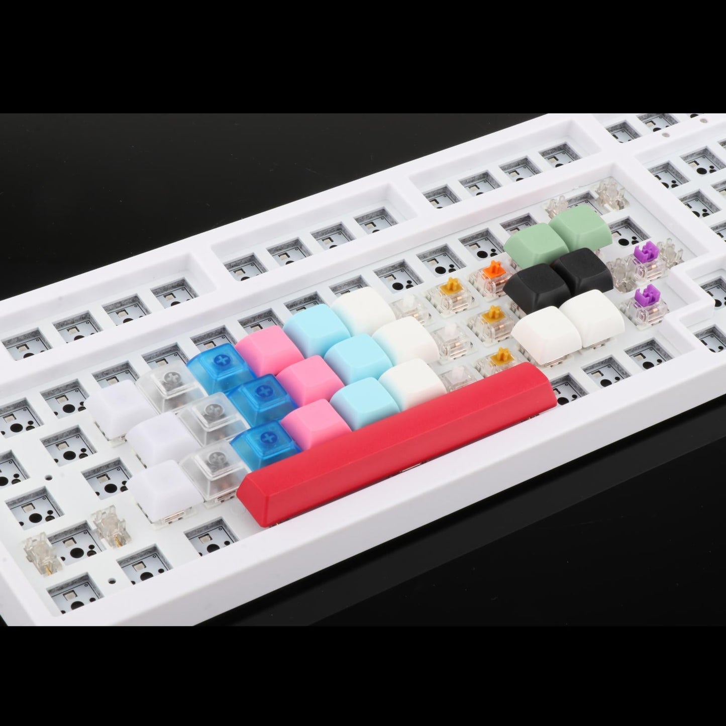 10x PBT Keycaps Set DIY Replacement Parts Game Lovers for CHERRY MX Switches Green