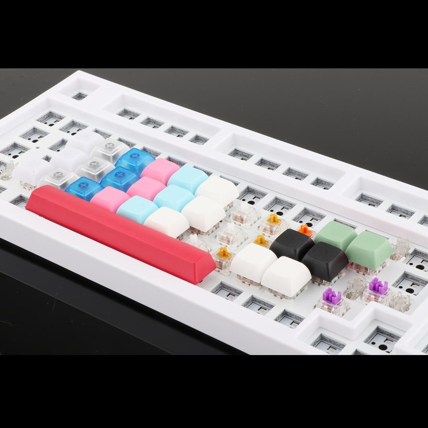 10x PBT Keycaps Set DIY Replacement Parts Game Lovers for CHERRY MX Switches Green