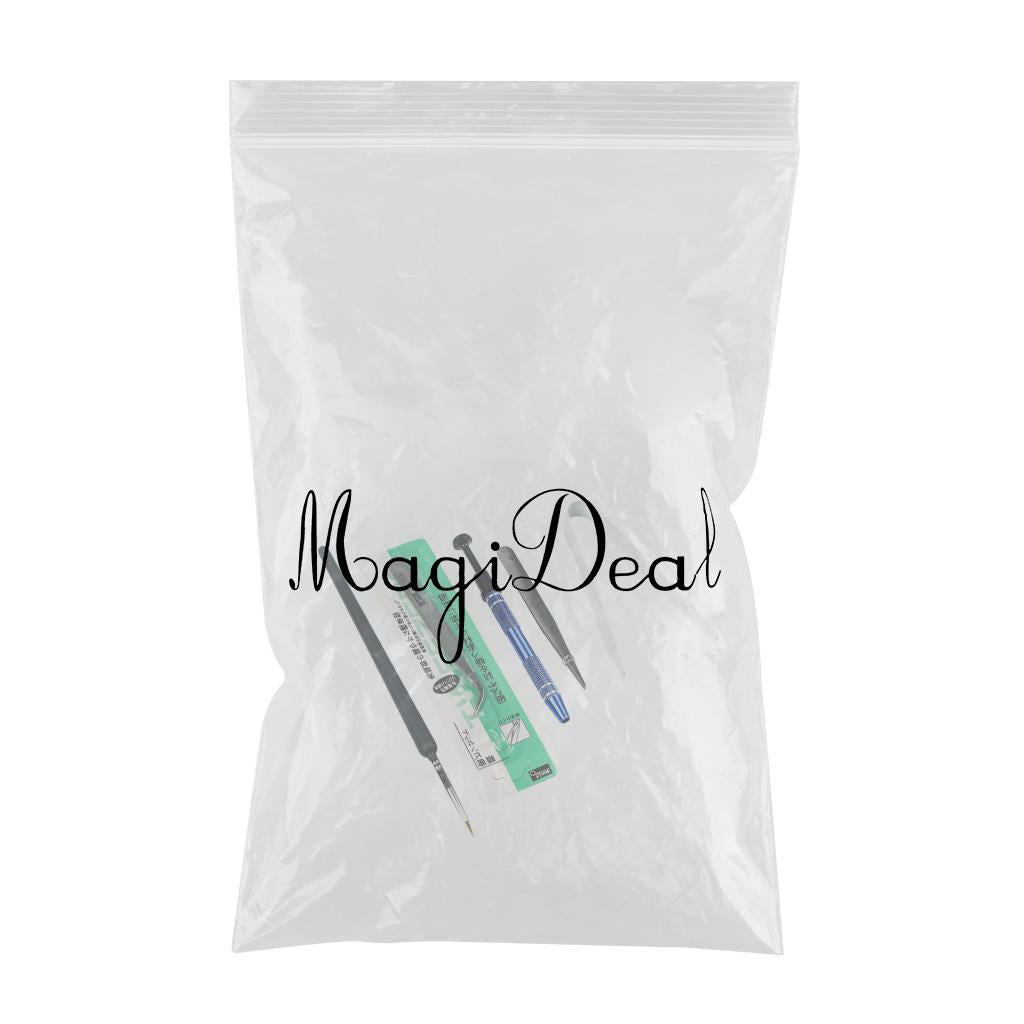 5Pcs Mechanical Keyboard Switch Lube Brushes Tool Kit for Stabilizer white