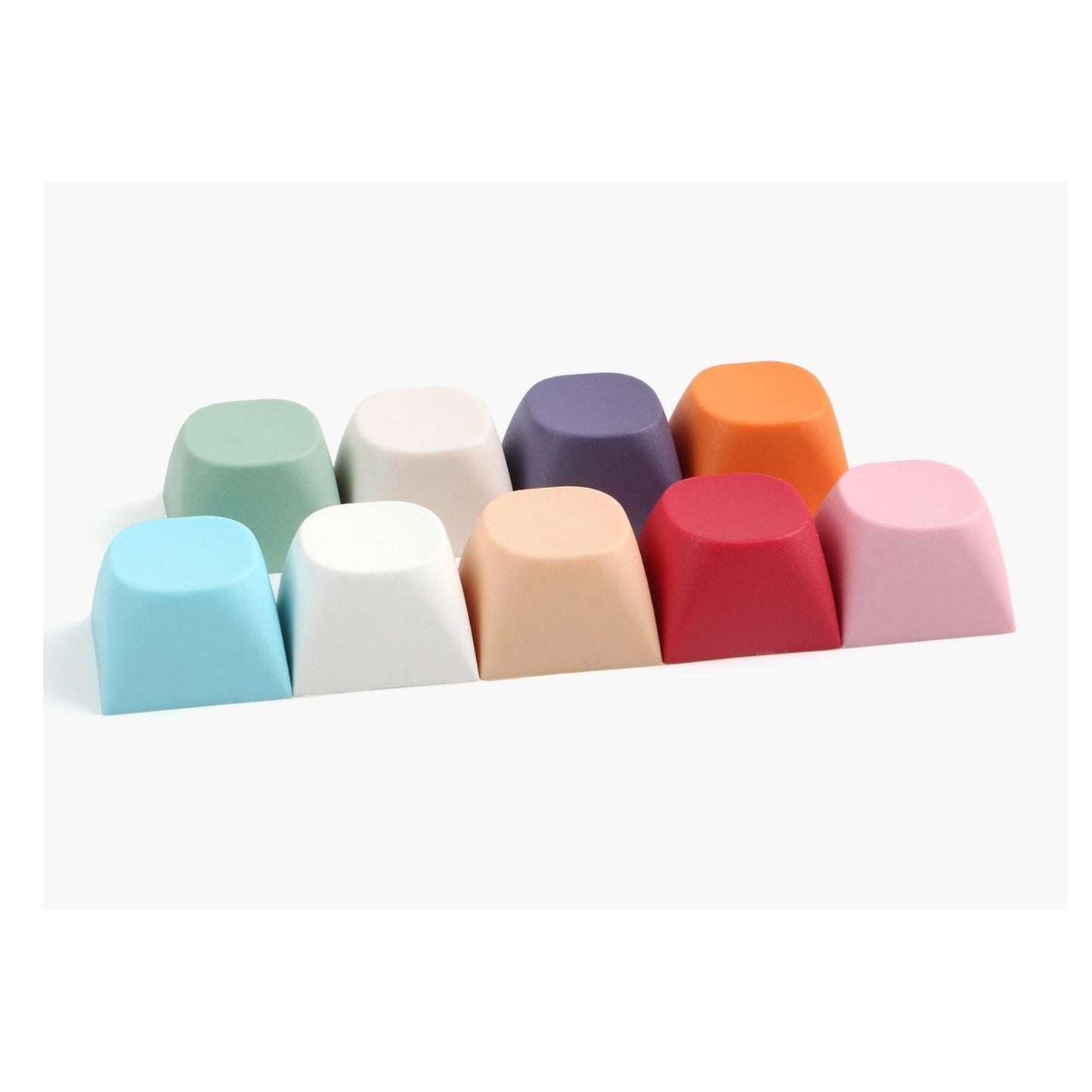 PBT Keycaps /MA Profile Ball Shape for All Cherrymx Mechanical Keyboard Dark Orange