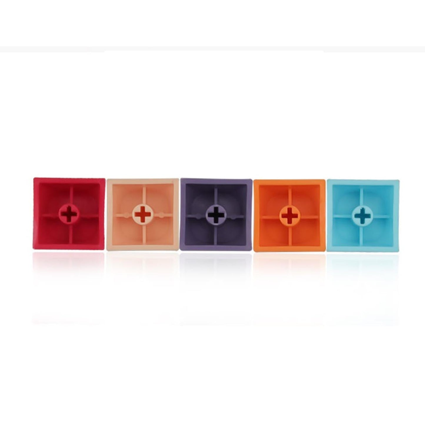 PBT Keycaps /MA Profile Ball Shape for All Cherrymx Mechanical Keyboard Dark Orange