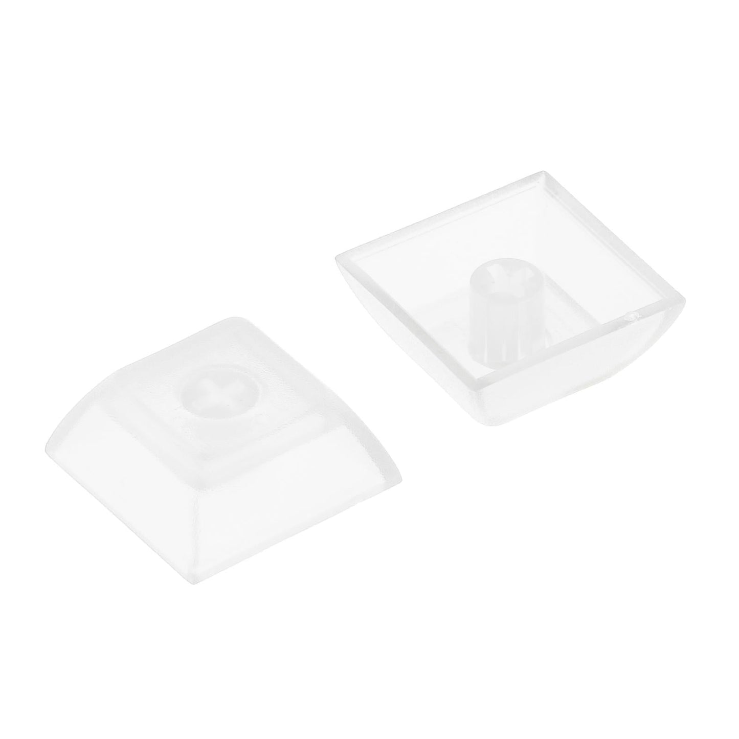 10x 1U Transparent Keycaps Thick PBT for Cherry MX Switches Game Lovers Clear