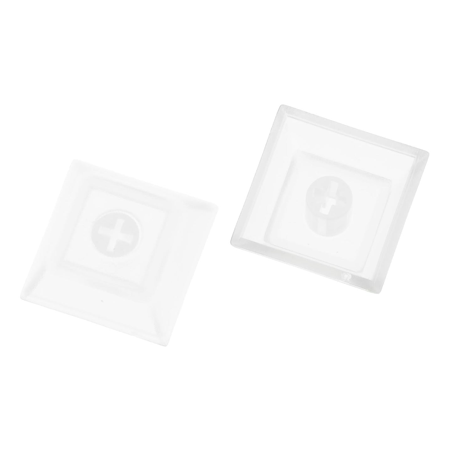 10x 1U Transparent Keycaps Thick PBT for Cherry MX Switches Game Lovers Clear