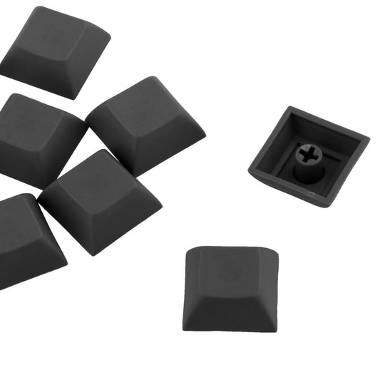 10x 1U Transparent Keycaps Thick PBT for Cherry MX Switches Game Lovers Black