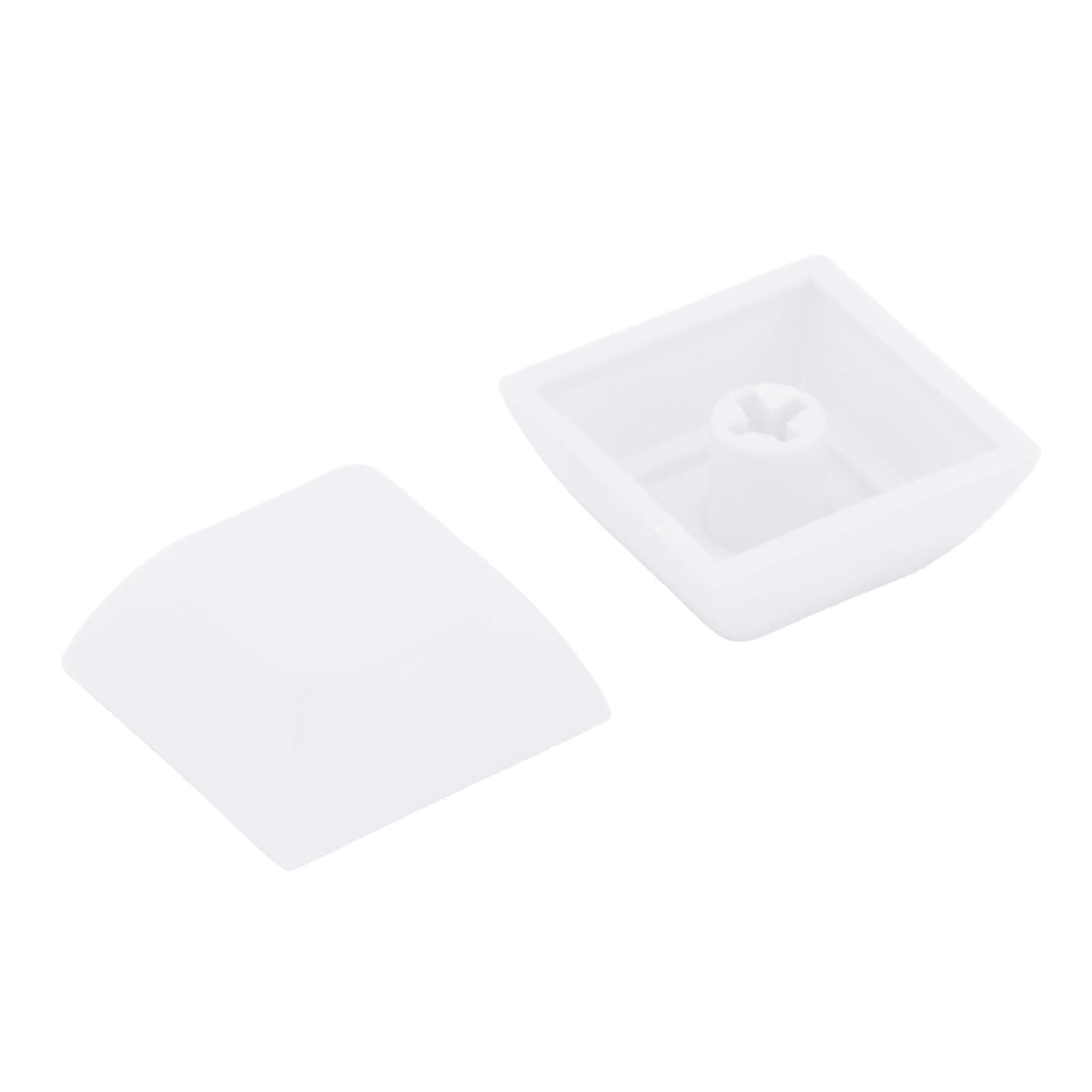 10x 1U Transparent Keycaps Thick PBT for Cherry MX Switches Game Lovers White
