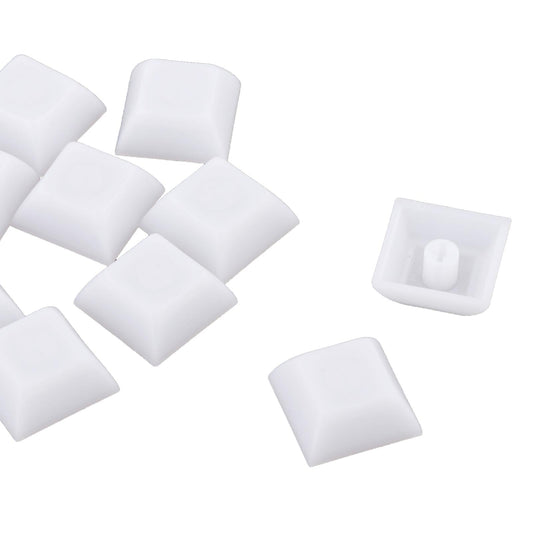 10x 1U Transparent Keycaps Thick PBT for Cherry MX Switches Game Lovers Cream White