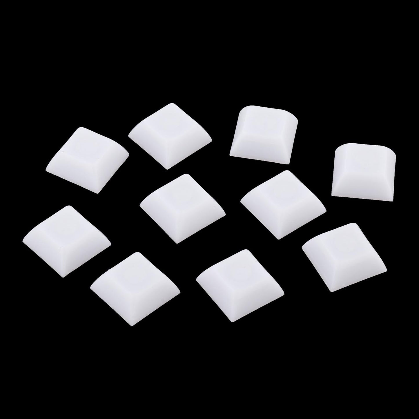 10x 1U Transparent Keycaps Thick PBT for Cherry MX Switches Game Lovers Cream White