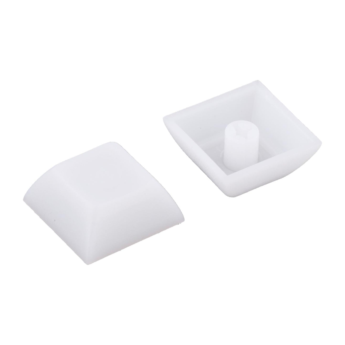 10x 1U Transparent Keycaps Thick PBT for Cherry MX Switches Game Lovers Cream White