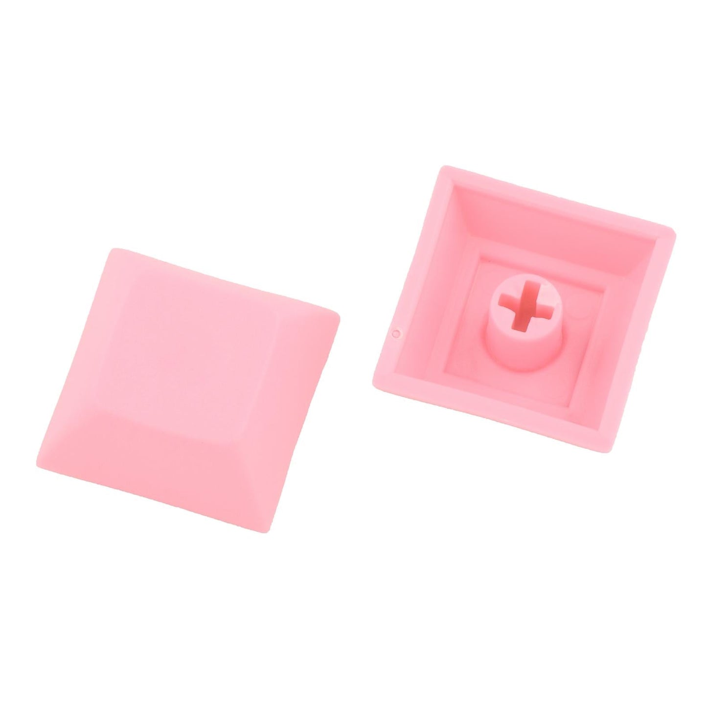 10x 1U Transparent Keycaps Thick PBT for Cherry MX Switches Game Lovers Pink