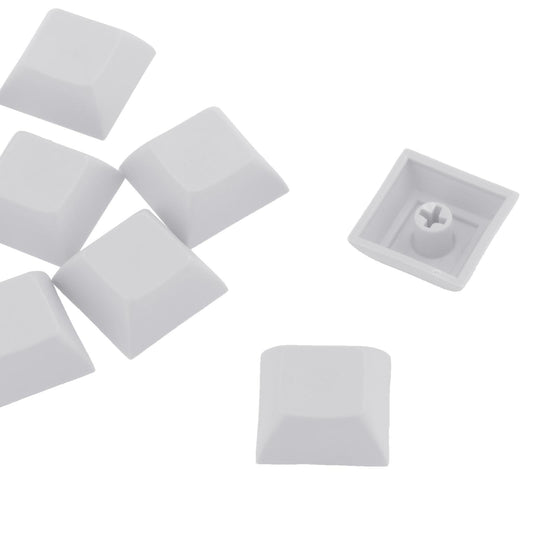 10x 1U Transparent Keycaps Thick PBT for Cherry MX Switches Game Lovers Gray