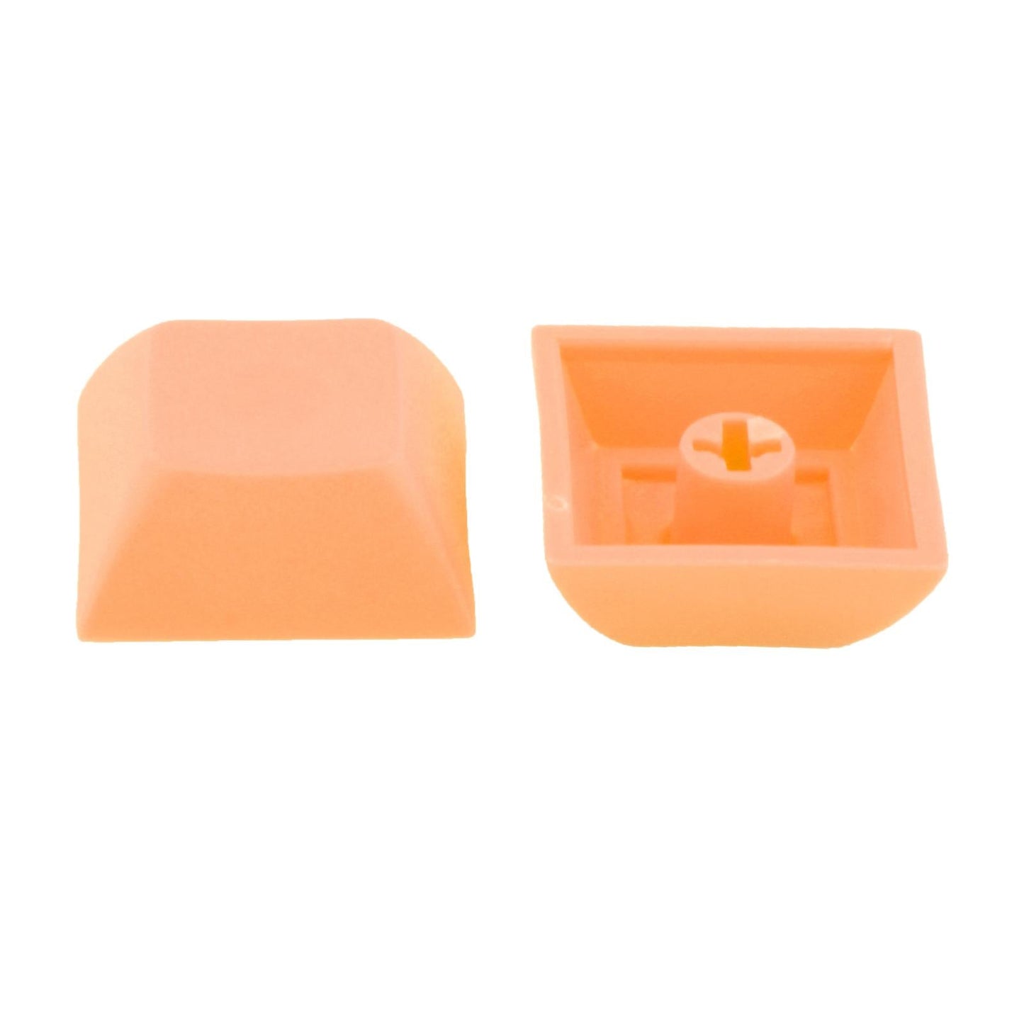 10x 1U Transparent Keycaps Thick PBT for Cherry MX Switches Game Lovers Orange