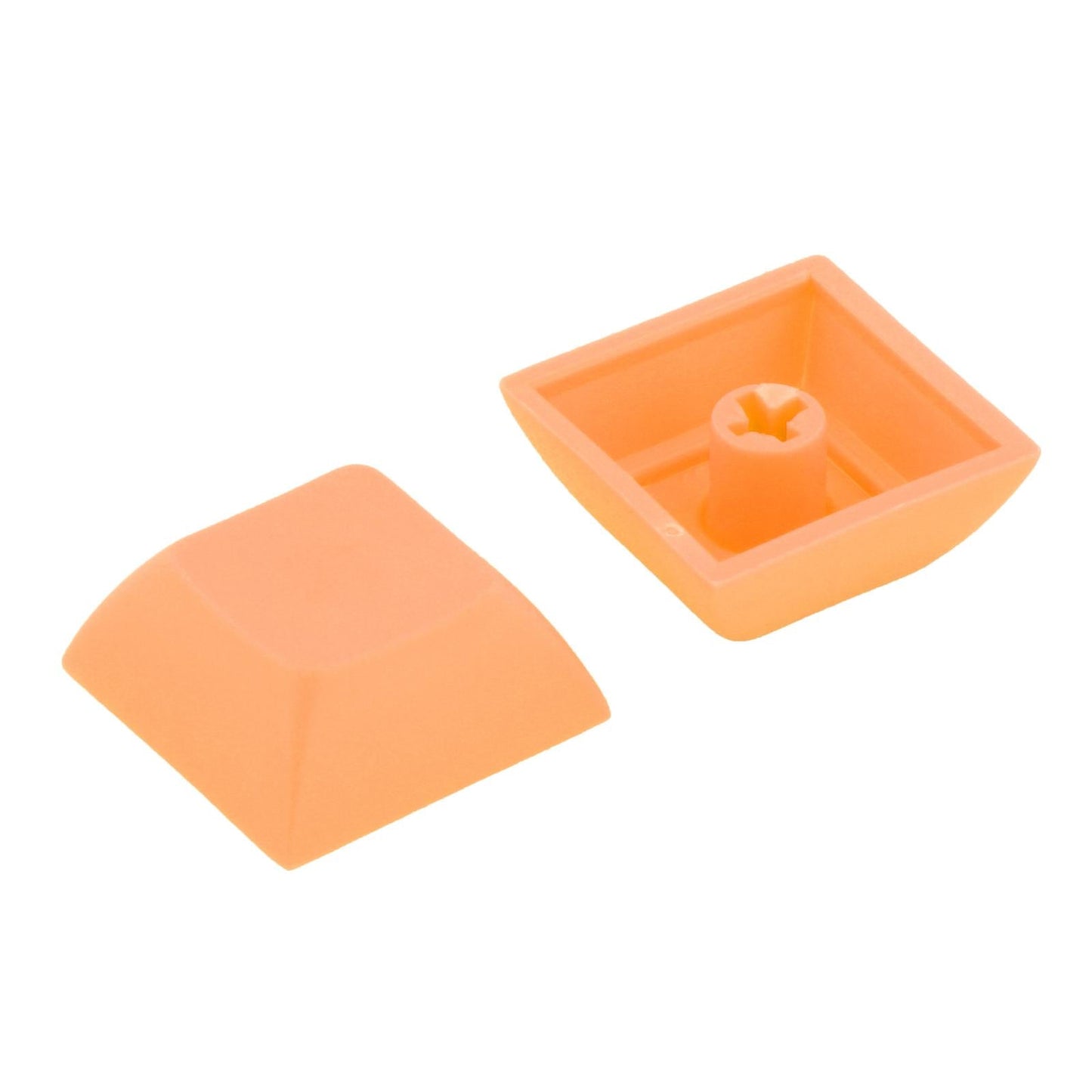 10x 1U Transparent Keycaps Thick PBT for Cherry MX Switches Game Lovers Orange