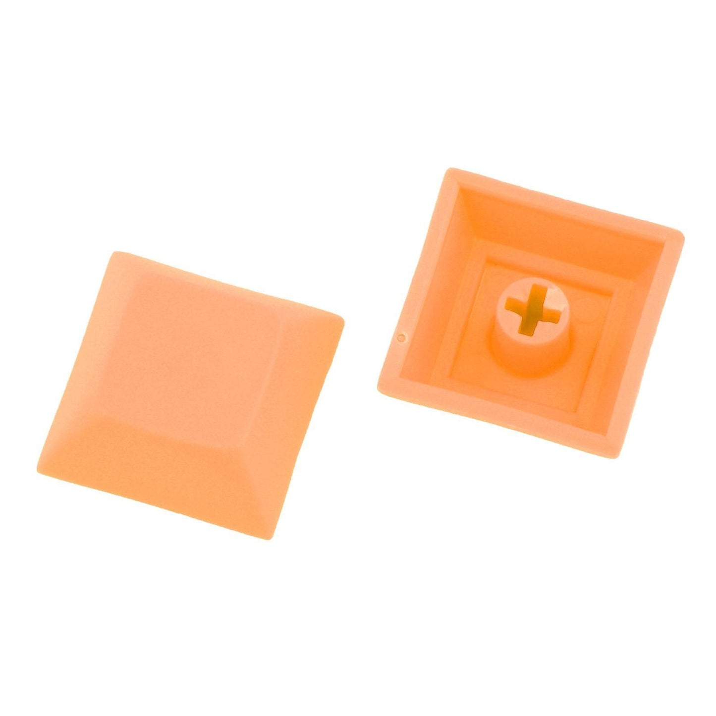 10x 1U Transparent Keycaps Thick PBT for Cherry MX Switches Game Lovers Orange