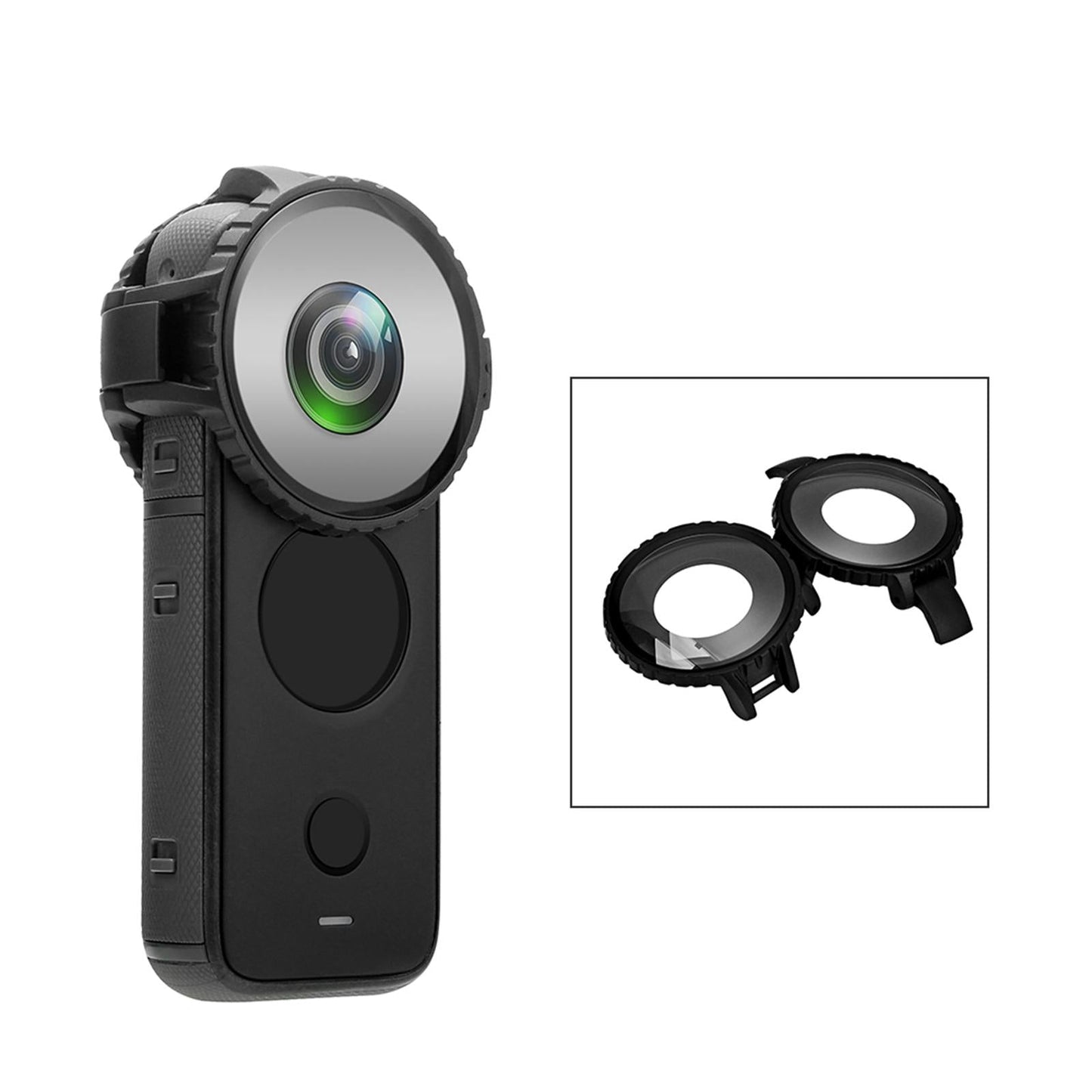 Lens Protector Mounting Bracket Panoramic for Insta360 One x2 Outdoor Sports