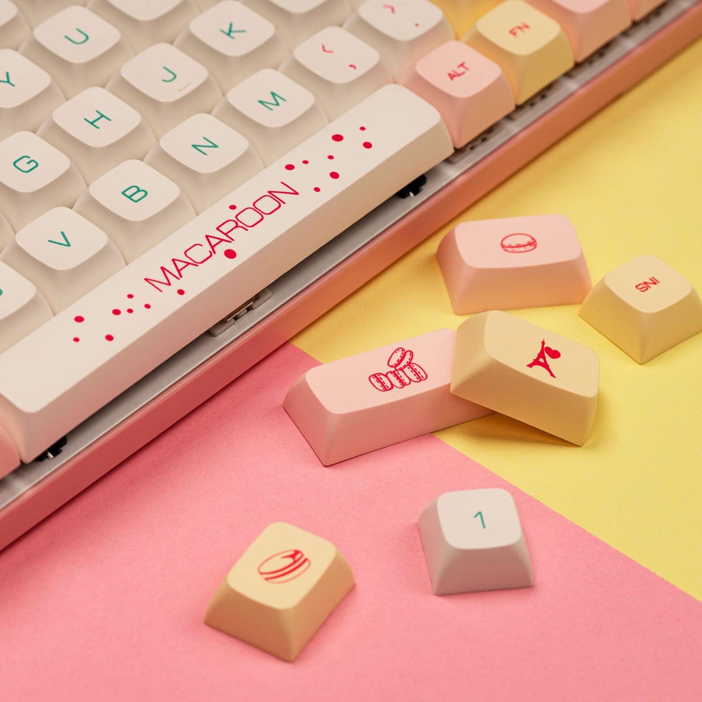 PBT Keycaps 131 Keys Kits Durable for CHERRY MX Switches Mechanical Keyboard