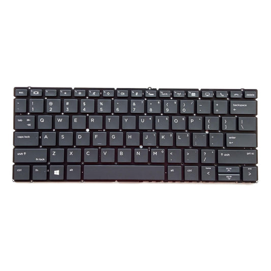 Laptop Keyboard with Backlit for HP Elitebook x360 830-G5 Replacement Black