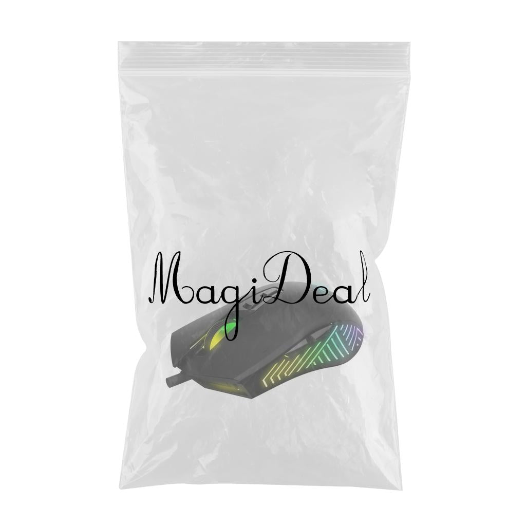 Gaming Mouse Lightweight with Back Lighting 6400DPI 7D Mini for Computer