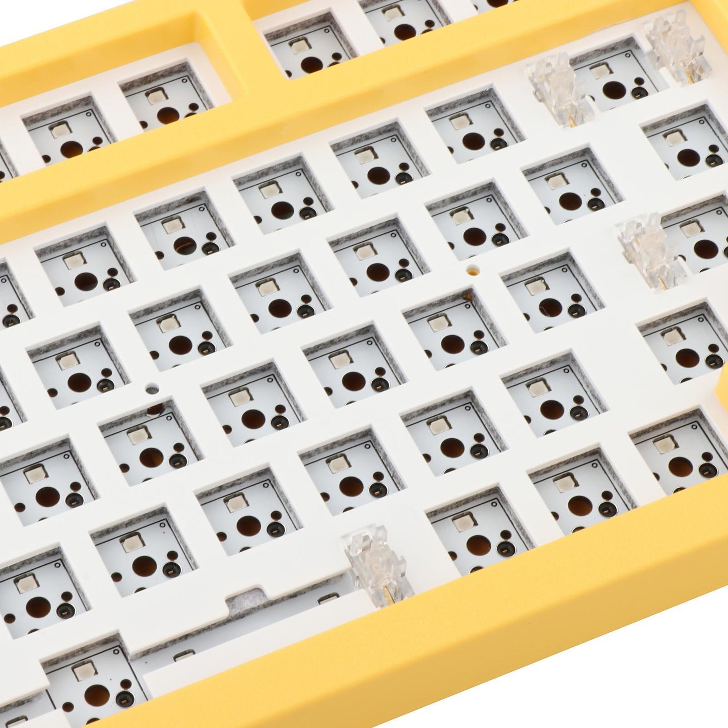 NT980 Hot Swap Mechanical Keyboard Kit RGB Light  Yellow