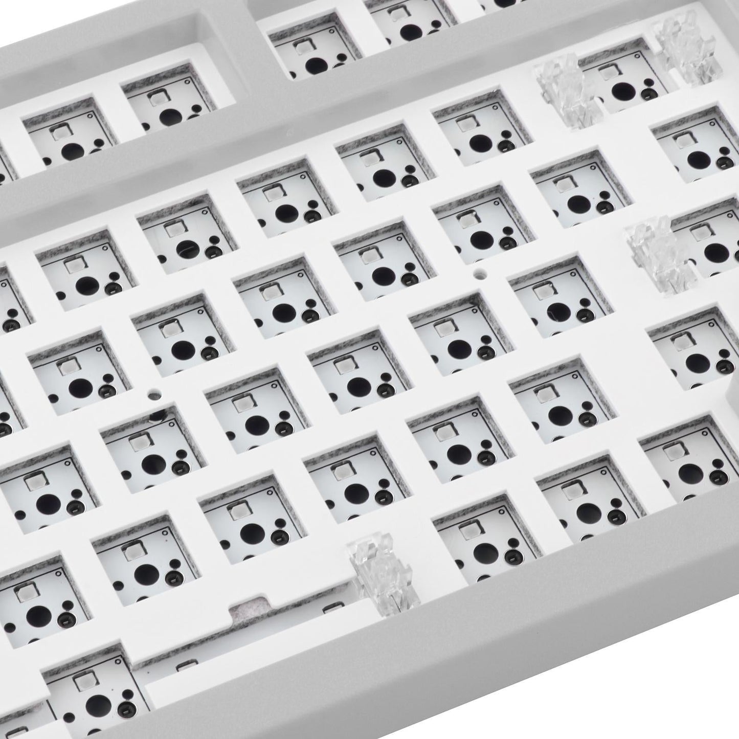 NT980 Hot Swap Mechanical Keyboard Kit RGB Light  Gray