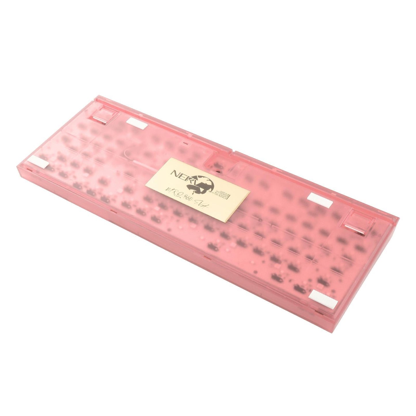 NT980 Hot Swap Mechanical Keyboard Kit RGB Light  Transparent Pink