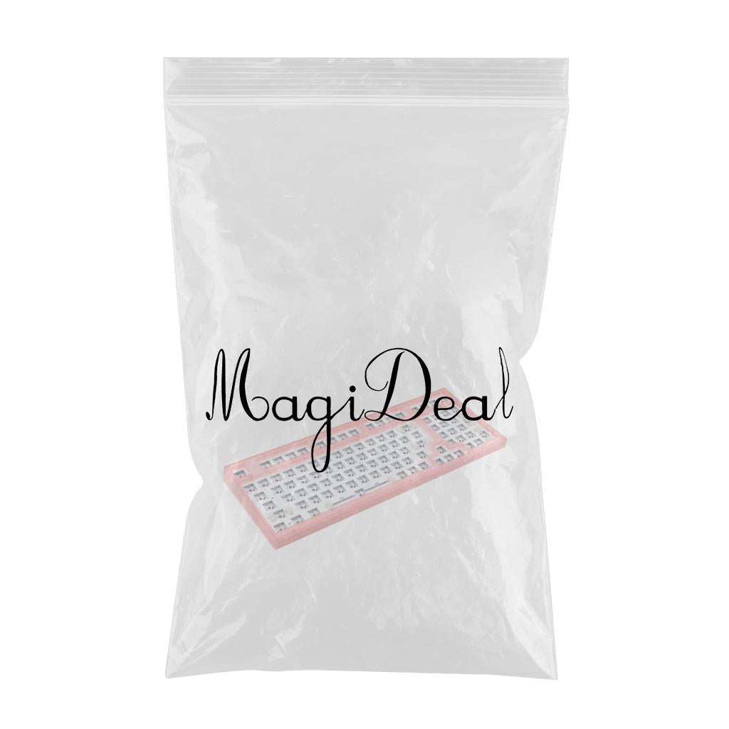 NT980 Hot Swap Mechanical Keyboard Kit RGB Light  Transparent Pink