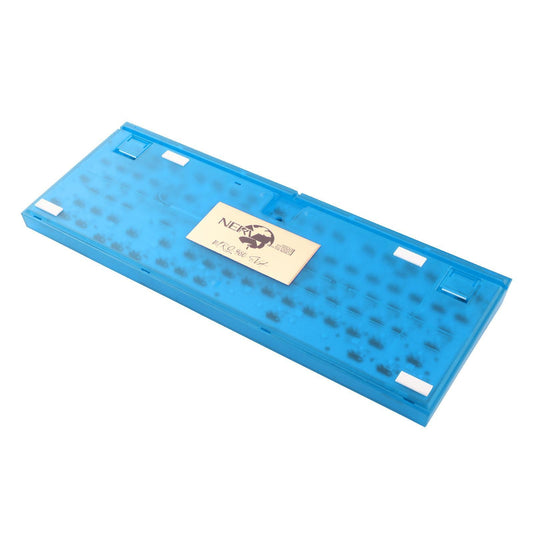 NT980 Hot Swap Mechanical Keyboard Kit RGB Light  Transparent Blue